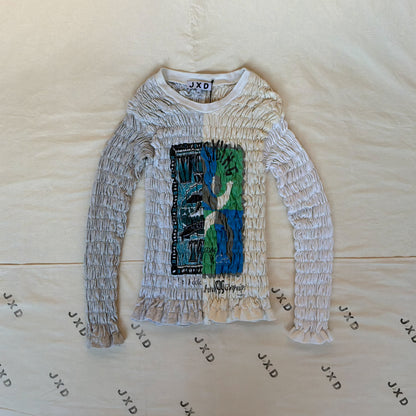 Long Sleeve Popcorn Tee