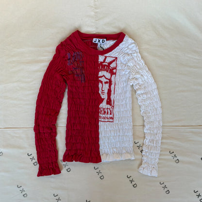 Long Sleeve Popcorn Tee