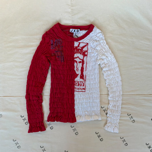 Long Sleeve Popcorn Tee