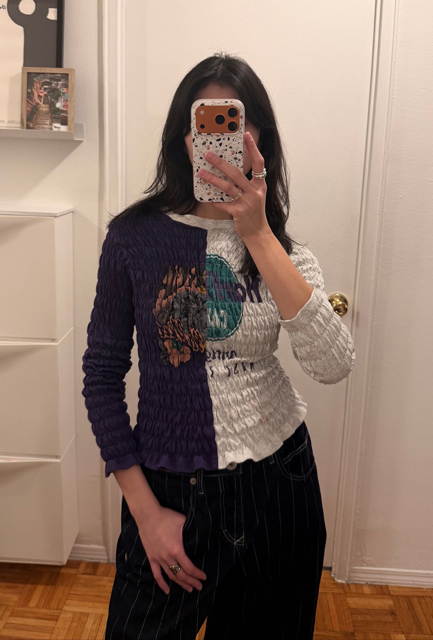 Long Sleeve Popcorn Tee