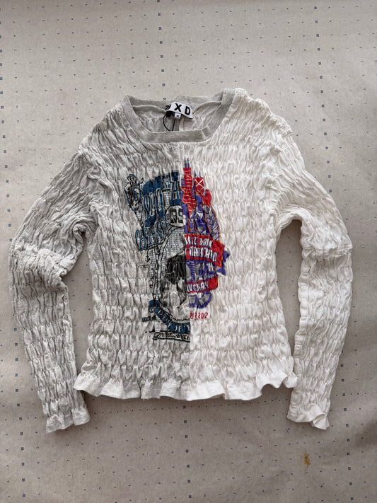 Long Sleeve Popcorn Tee