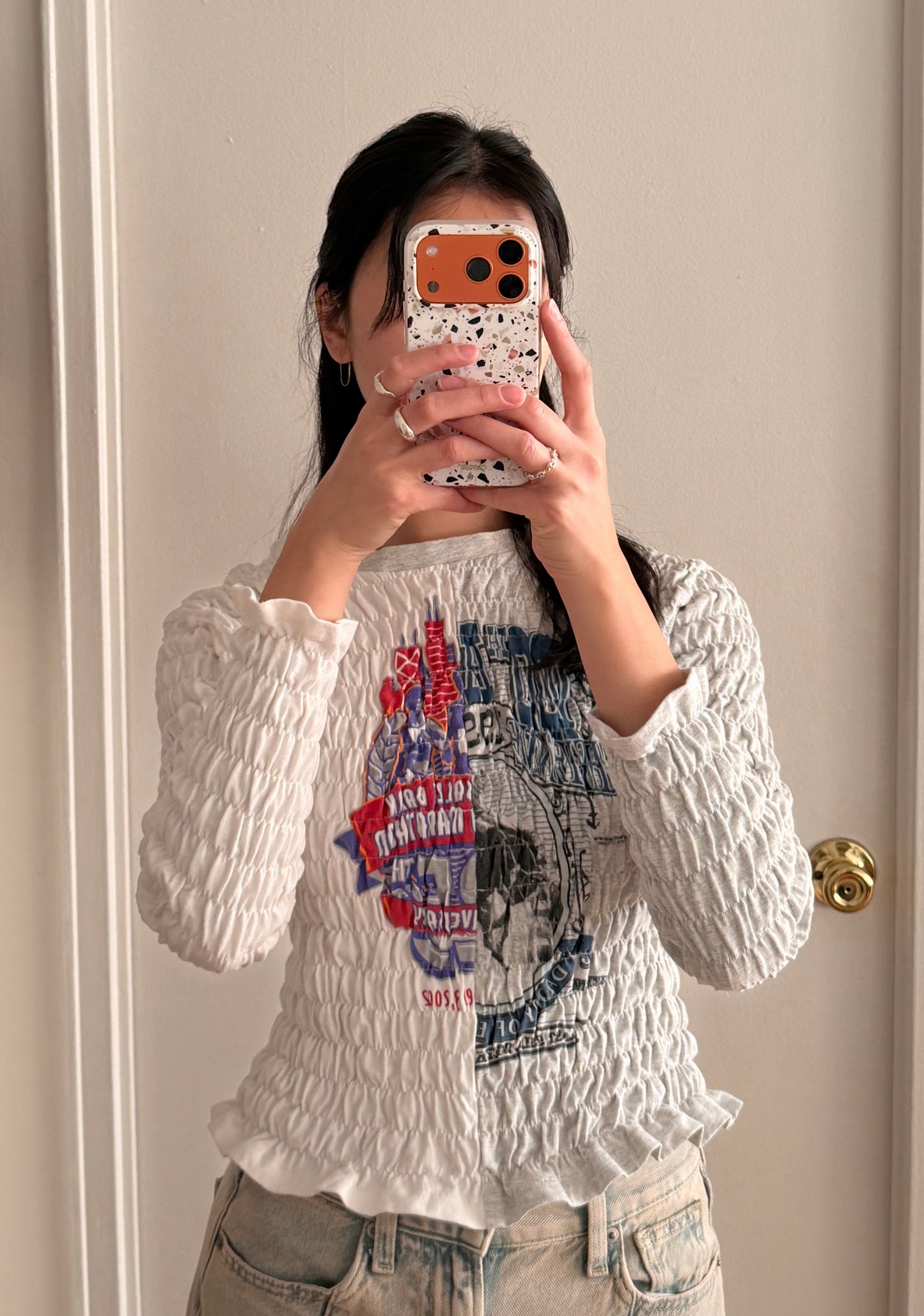 Long Sleeve Popcorn Tee