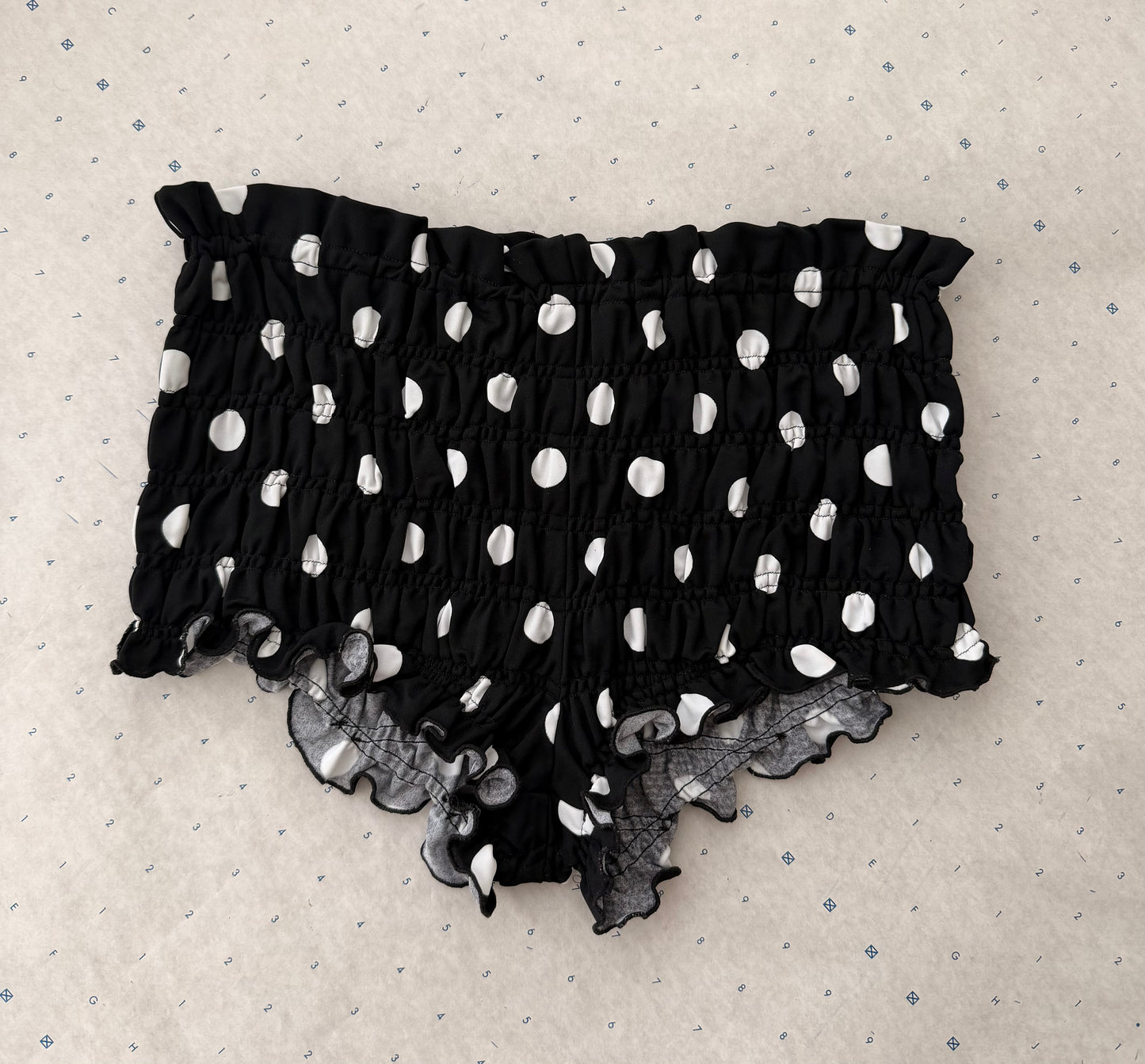 Ruffle Micro Shorts