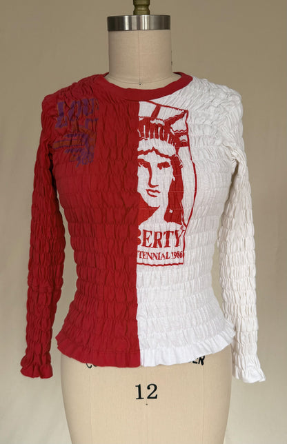 Long Sleeve Popcorn Tee